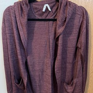 Mudd Maroon Cardigan
